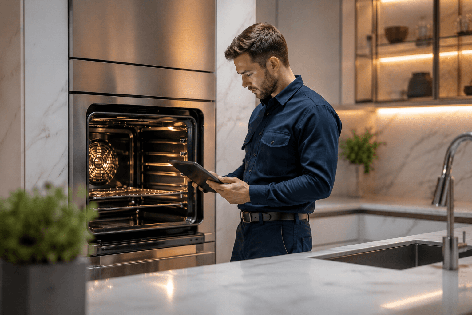 Stove and oven repair technician in Sherwood Park